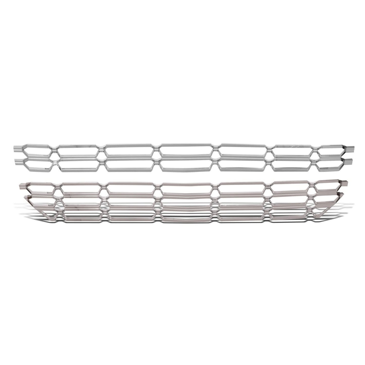 2016-2018 Chevrolet Silverado 1500 Chrome Grille Overlay Insert - 2PCS