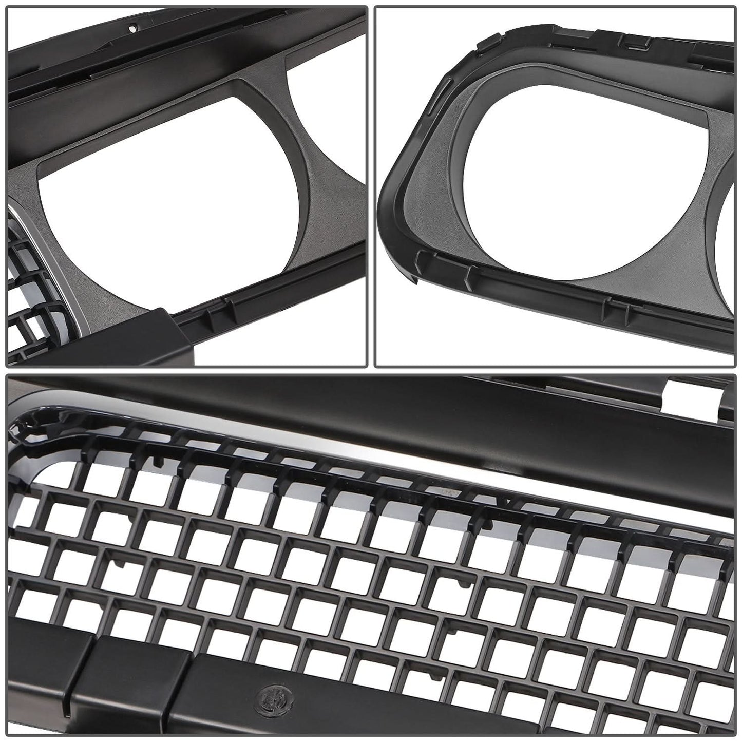 08-14 Dodge Challenger Front Bumper Grille - Matte Black