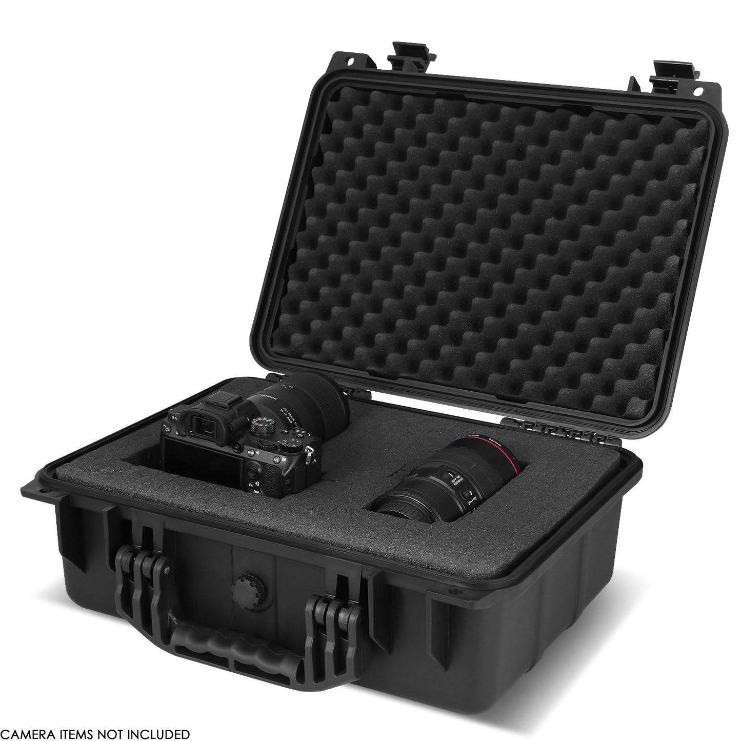 14-3/4" x 10-1/2" x 5" Polypropylene Carrying Case - Matte Black
