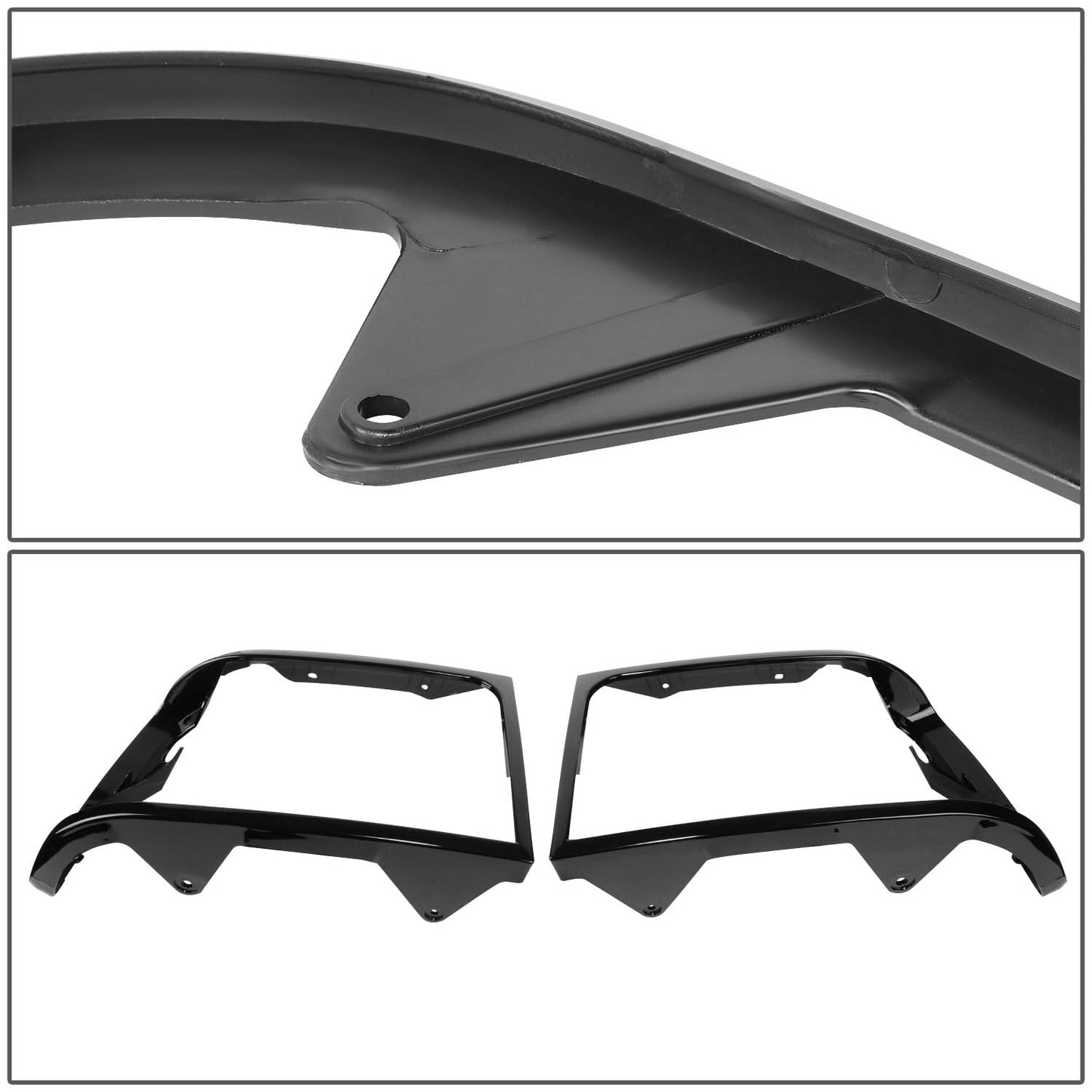 92-97 Ford Bronco/F-150/F-250/F-350/F53/F59 Headlight Bezels ABS