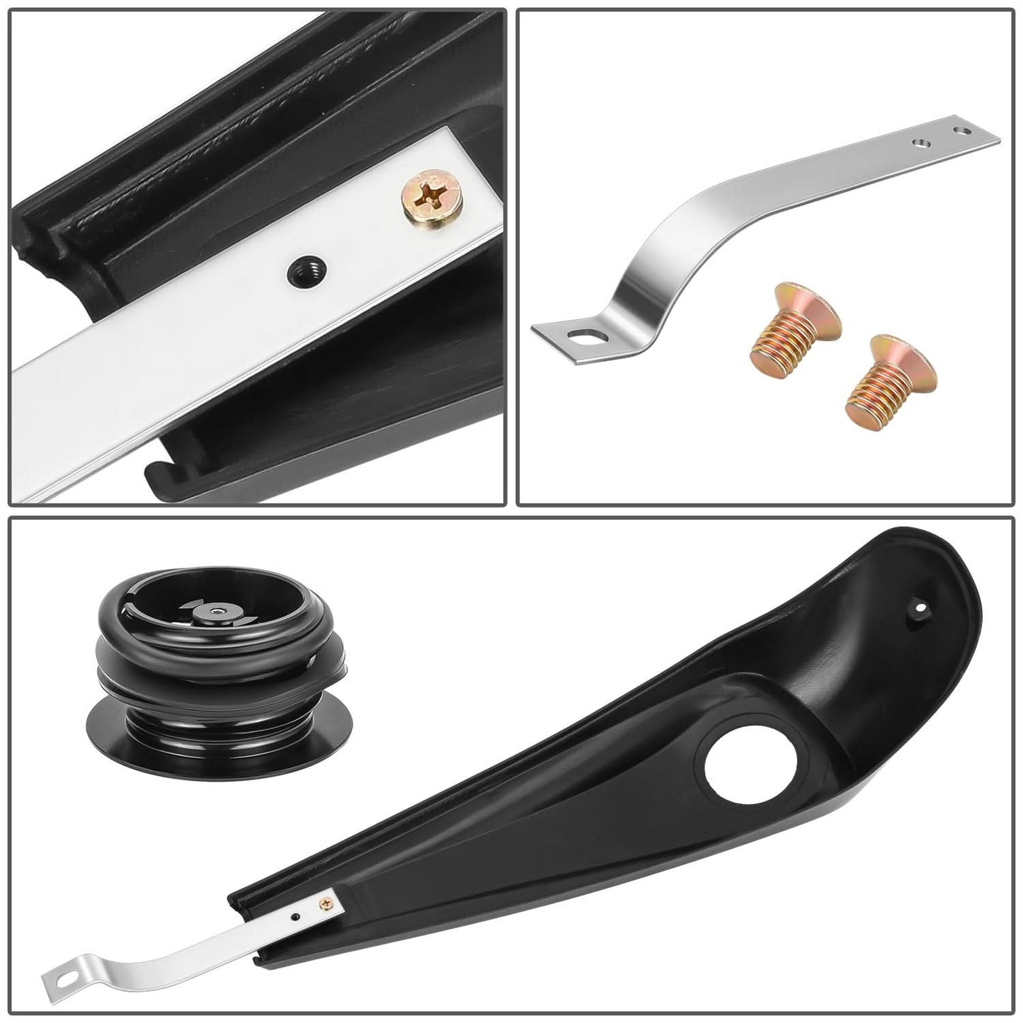 08-20 Harley Electra Road Glide Dash Fuel Console Gas Tank Cap Cover