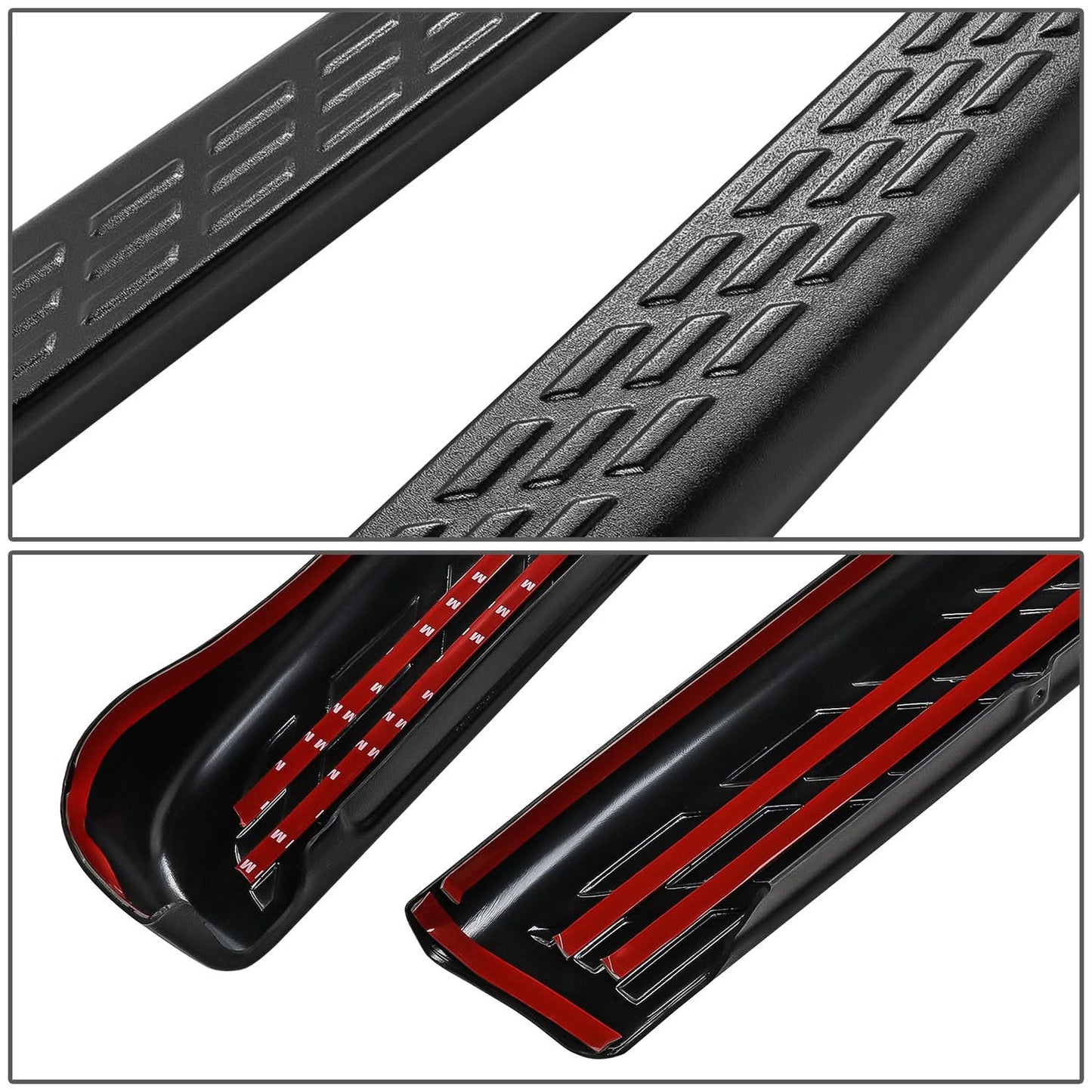 2007-2013 Chevrolet Silverado 6'6" Bed Rail Caps - Black