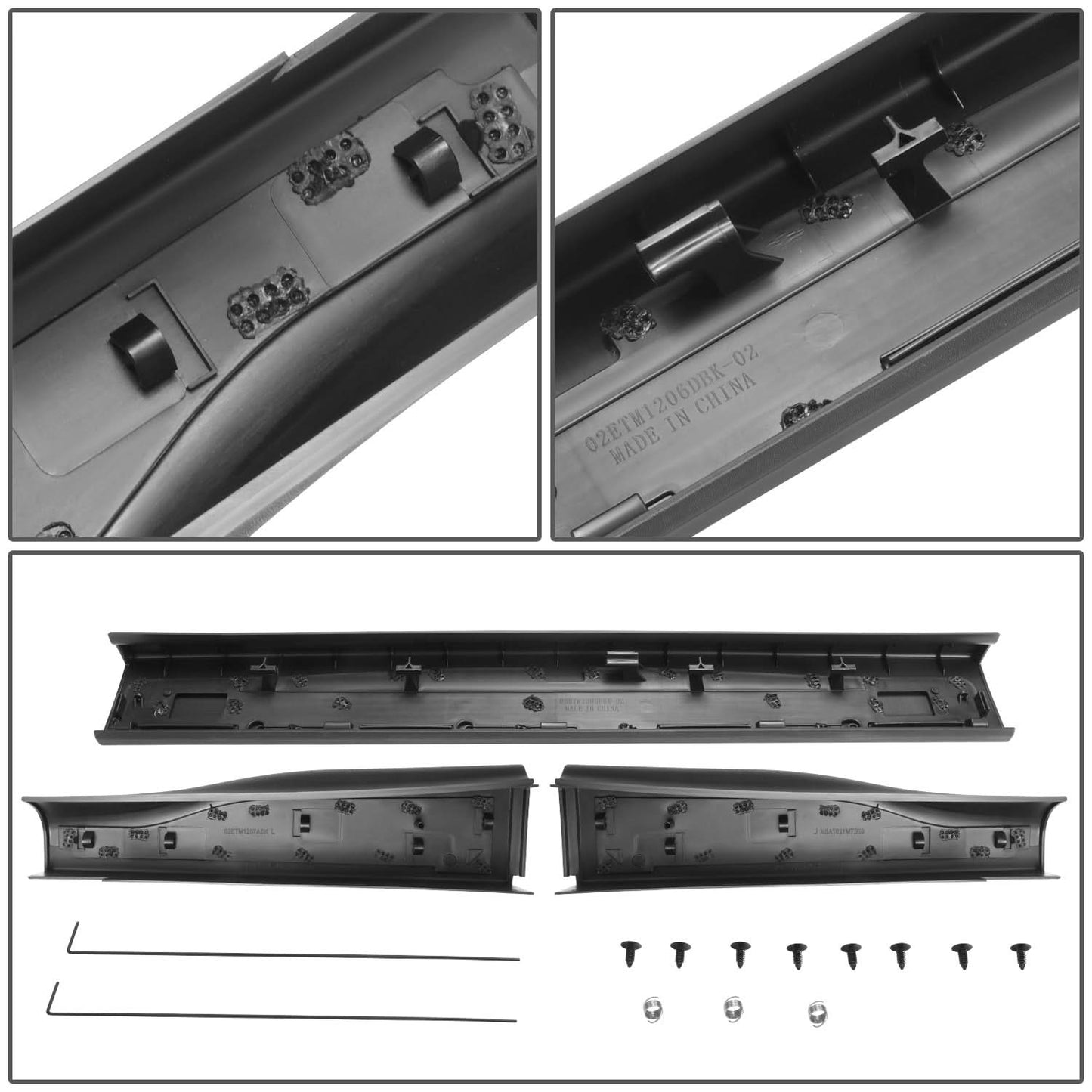 08-16 Ford F250 F350 Super Duty Tailgate Molding Flexible Step Trim