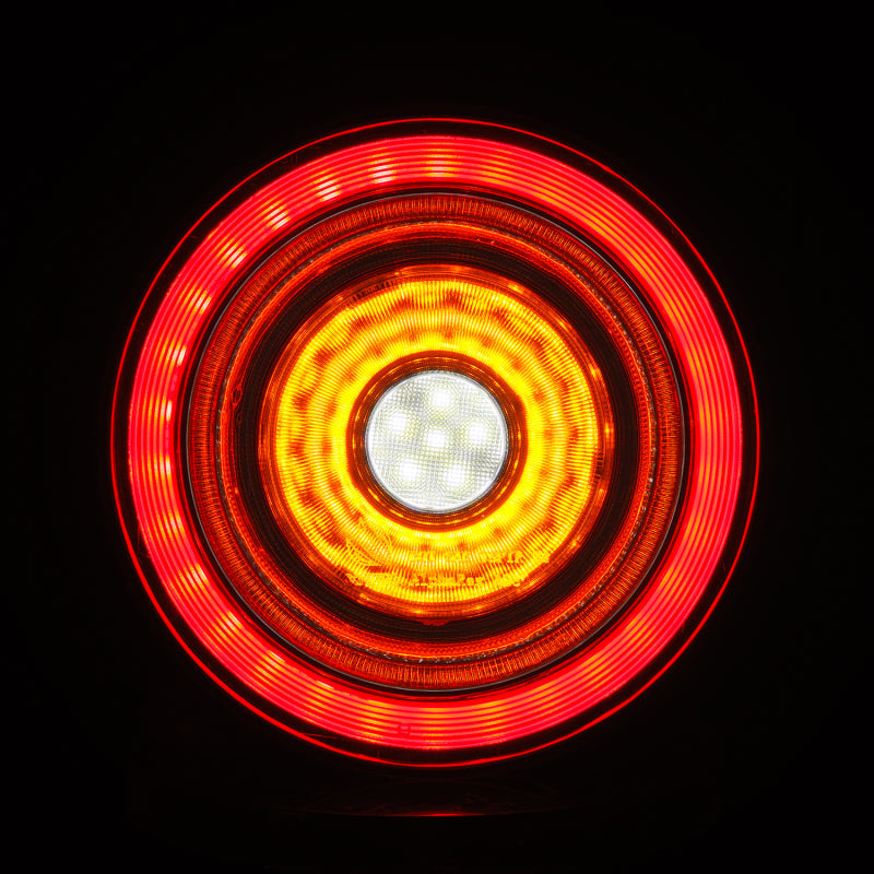 AlphaRex 10-15 Ferrari 458 NOVA-Series Prismatic LED Tail Lights Red Clear 668002 *Discontinued