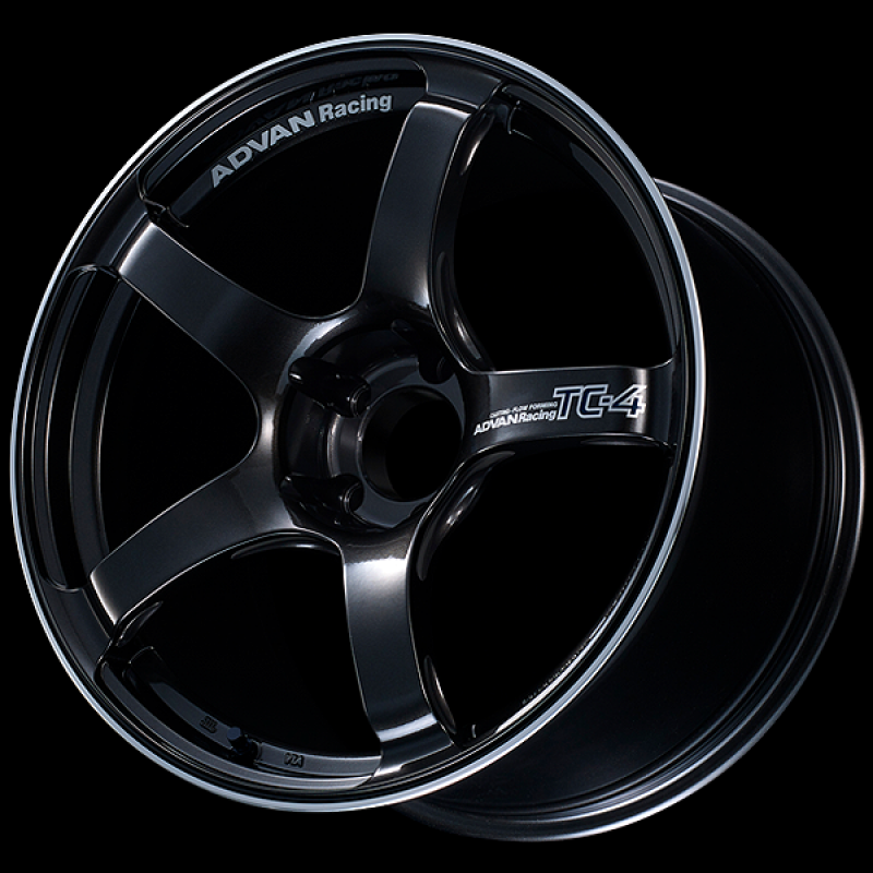 Advan TC4 15x8.0 / +35 Offset / 4x100 / 63mm Bore / Black Gunmetallic and Ring YAD5G35ABGR