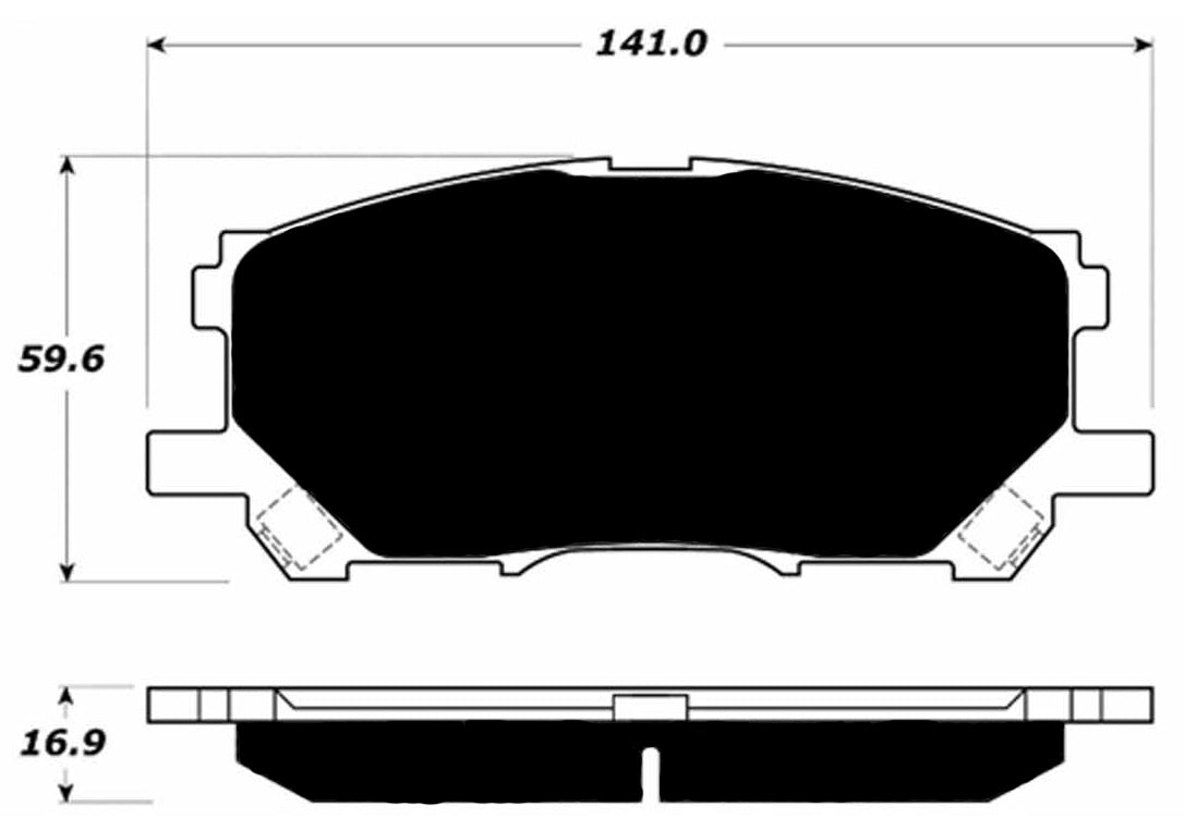 Porterfield Brake Pads for 2007 TOYOTA HIGHLANDER Hybrid