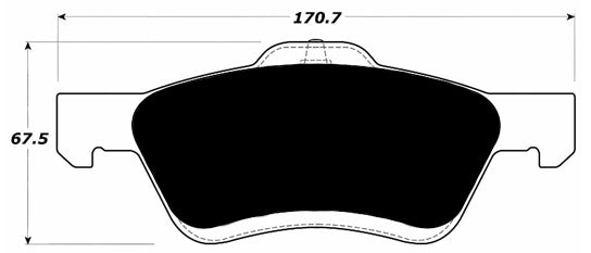 Porterfield Brake Pads for 2009 FORD ESCAPE