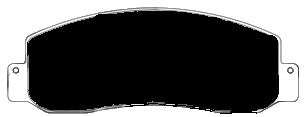 Porterfield Brake Pads for 2005 FORD F250 3/4 Ton 4WD Rear Discs 7 Lug