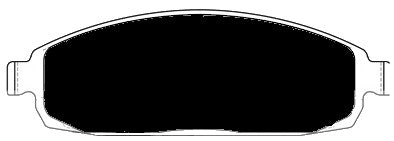 Porterfield Brake Pads for 2007 JEEP COMMANDER