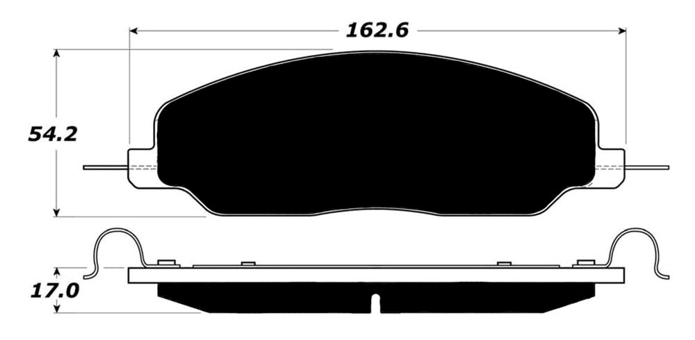 Porterfield Brake Pads for 2009 FORD MUSTANG V6