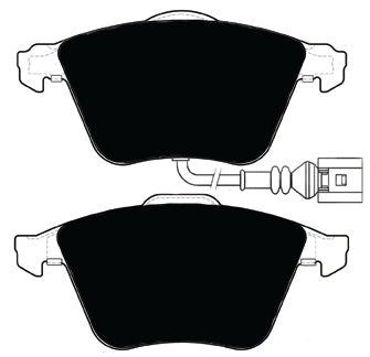 Porterfield Brake Pads for 2010 AUDI TT Quattro - TTS 2.0L Turbo