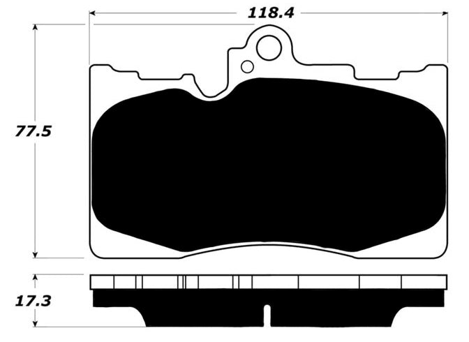 Porterfield Brake Pads for 2009 LEXUS GS 460