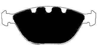 Porterfield Brake Pads for 2011 BMW M6 - w/ Iron Discs