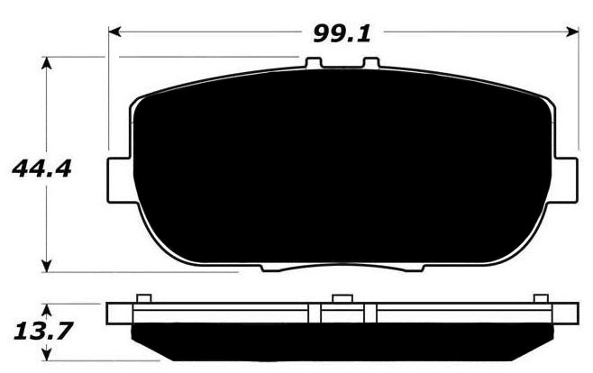 Porterfield Brake Pads for 2009 MAZDA MX-5 MIATA
