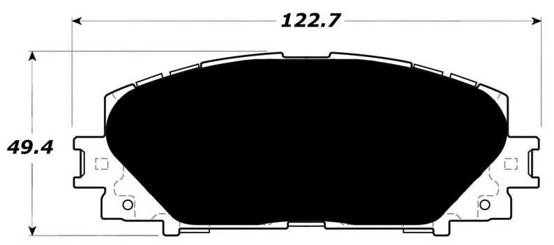 Porterfield Brake Pads for 2016 TOYOTA Prius Prime