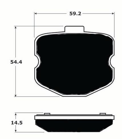 Porterfield Brake Pads for 2006 CHEVROLET CORVETTE Z06