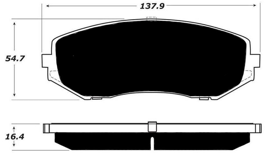 Porterfield Brake Pads for 2008 SUZUKI GRAND VITARA
