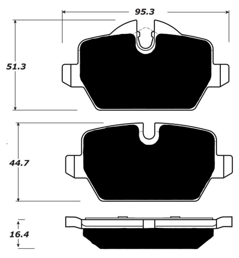 Porterfield Brake Pads for 2015 MINI Paceman