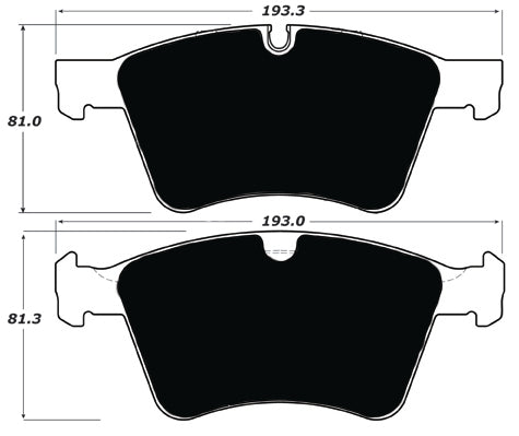 Porterfield Brake Pads for 2010 MERCEDES-BENZ GL450 w/373mm Front Rotor