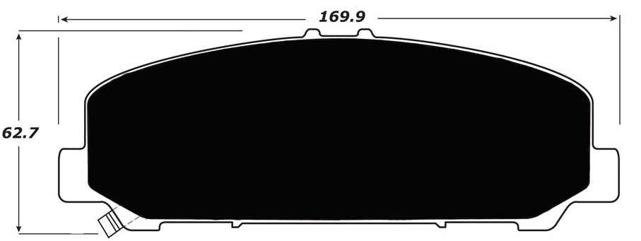 Porterfield Brake Pads for 2010 NISSAN TITAN