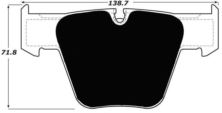 Porterfield Brake Pads for 2010 MERCEDES-BENZ S63 AMG - w/Iron Discs