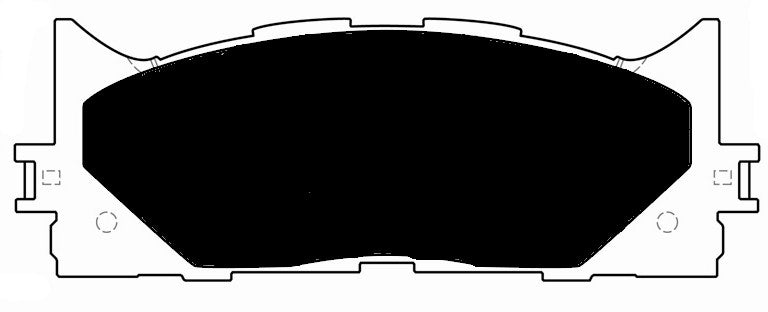 Porterfield Brake Pads for 2010 LEXUS ES 300H