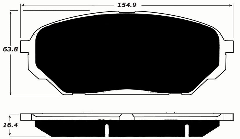 Porterfield Brake Pads for 2009 HYUNDAI VERACRUZ