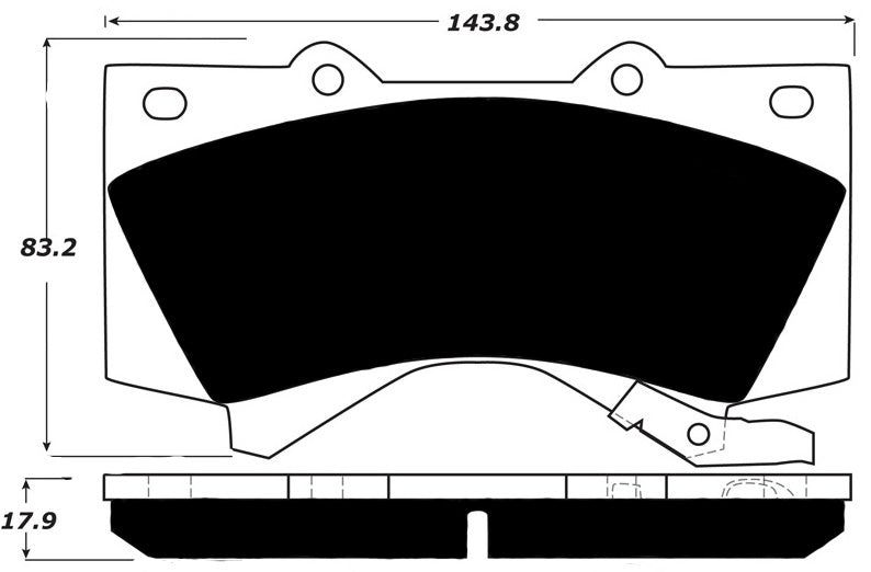 Porterfield Brake Pads for 2018 LEXUS LX 570