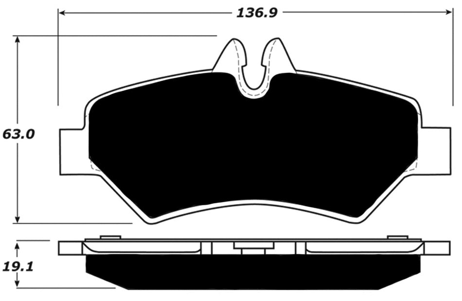 Porterfield Brake Pads for 2014 FREIGHTLINER SPRINTER 2500
