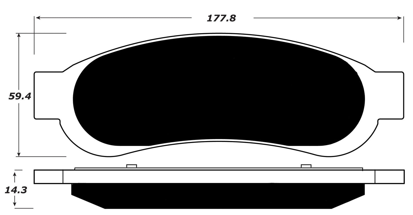 Porterfield Brake Pads for 2012 FORD F450 Superduty Pickup