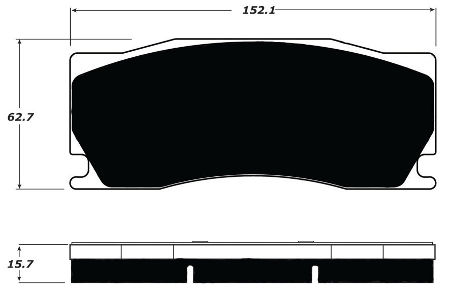 Porterfield Brake Pads for 2012 JAGUAR XKR S w/Alcon Brake Pkg.