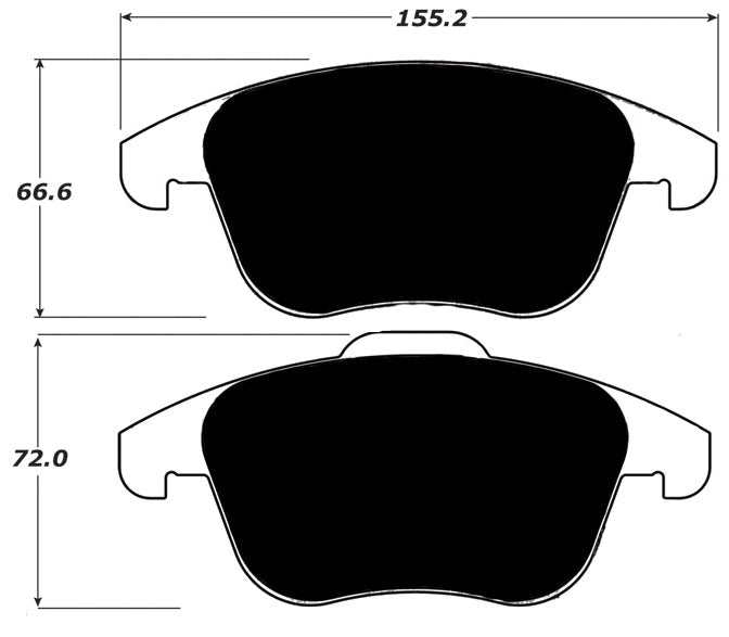 Porterfield Brake Pads for 2015 AUDI Q5
