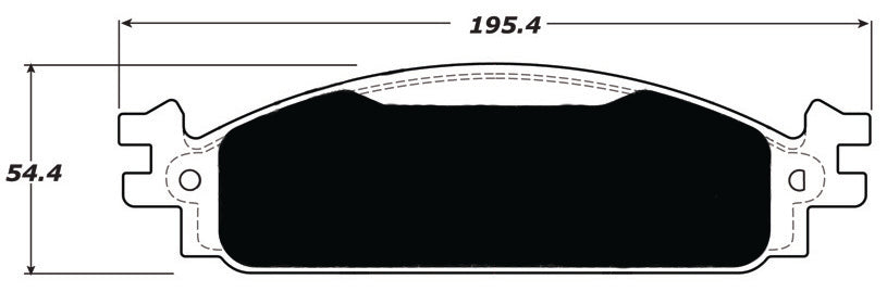 Porterfield Brake Pads for 2010 FORD FLEX