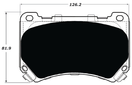 Porterfield Brake Pads for 2014 HYUNDAI GENESIS SEDAN V8