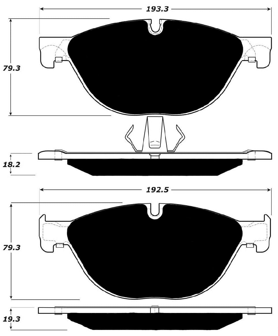 Porterfield Brake Pads for 2013 BMW 650i RWD