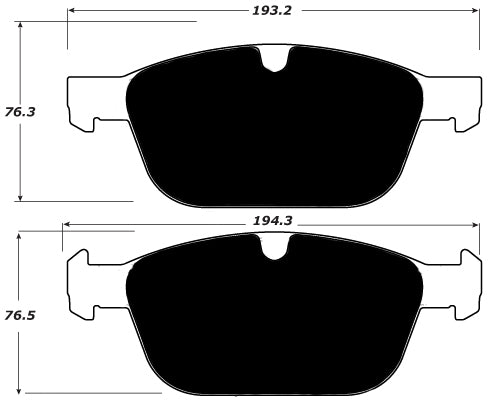Porterfield Brake Pads for 2004 VOLVO XC90 w/328mm Front Disc