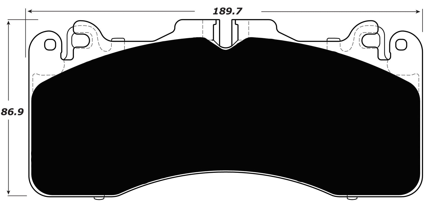 Porterfield Brake Pads for 2016 LEXUS LS 460L w/Sport Pkg