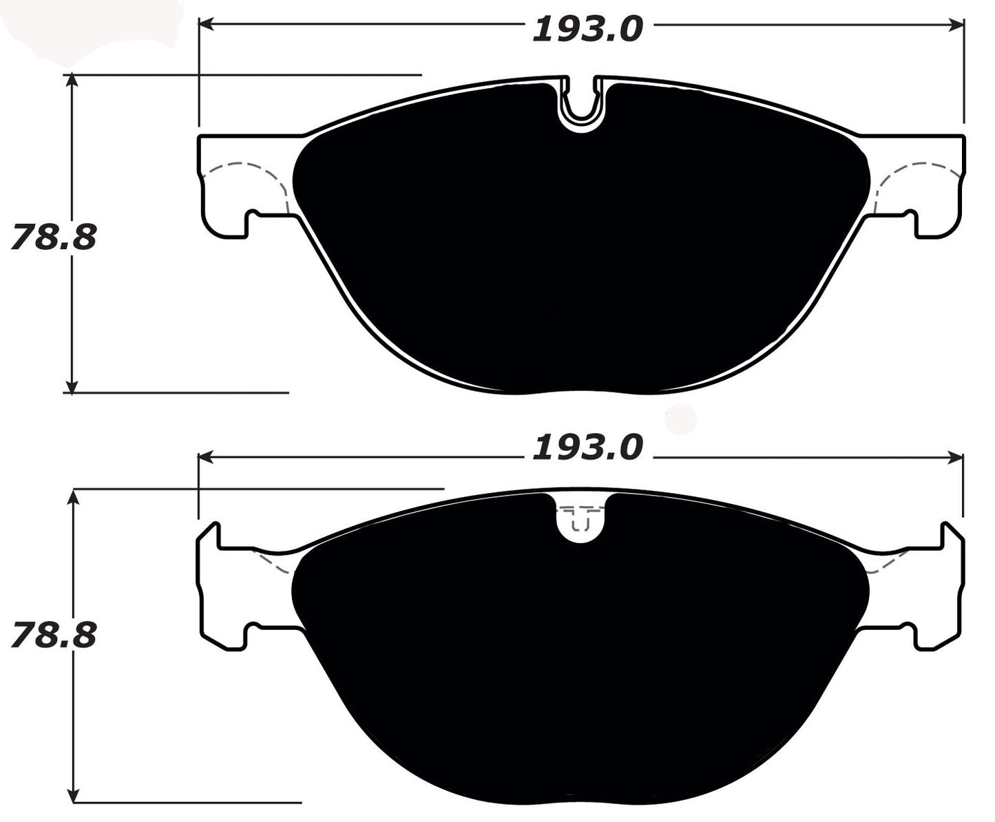 Porterfield Brake Pads for 2013 JAGUAR XJ/XJL 5.0L Supercharged