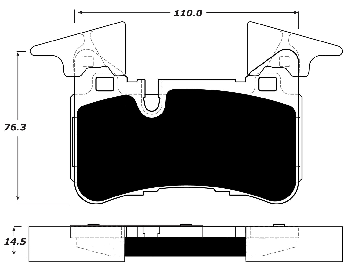 Porterfield Brake Pads for 2013 MERCEDES-BENZ E63 AMG - w/Iron Discs