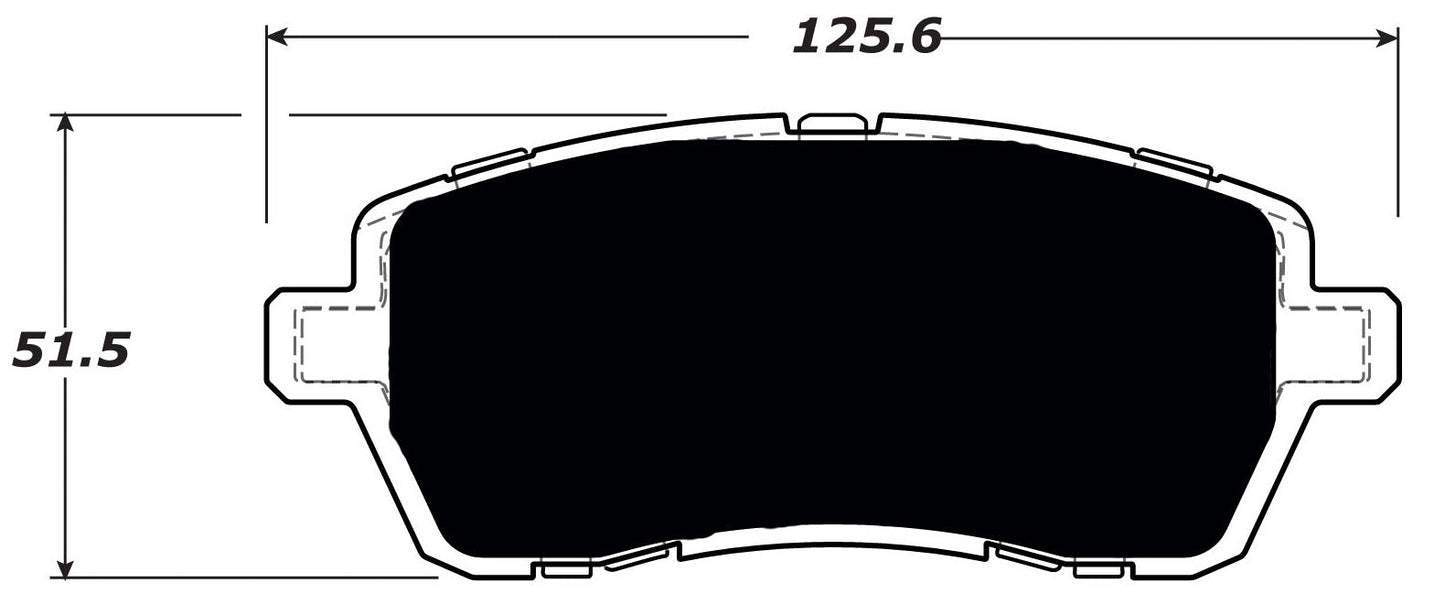 Porterfield Brake Pads for 2011 FORD FIESTA- Rear Drum