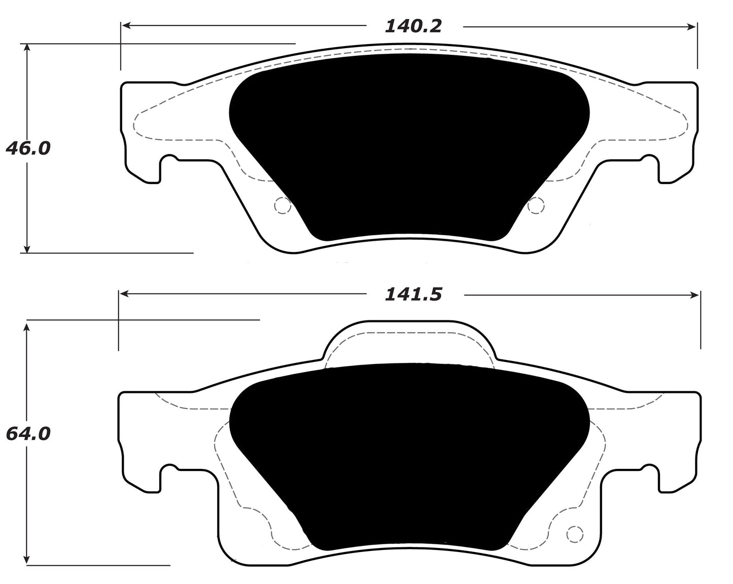 Porterfield Brake Pads for 2016 DODGE DURANGO