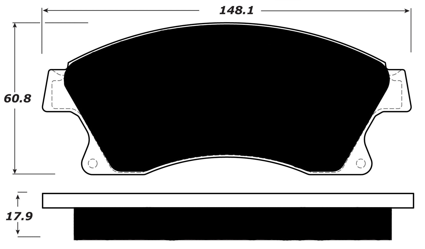 Porterfield Brake Pads for 2014 CHEVROLET CRUZE