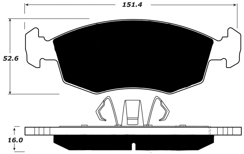 Porterfield Brake Pads for 2017 FIAT 500e
