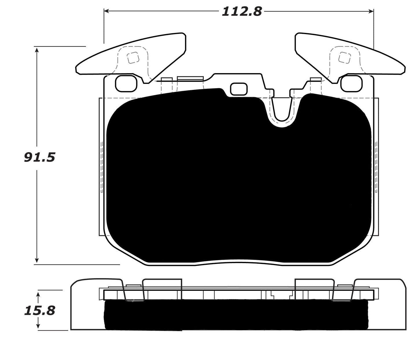 Porterfield Brake Pads for 2014 BMW 328d xDrive/328i (Wagon/Sedan) - M Sport Brakes w/340mm FD