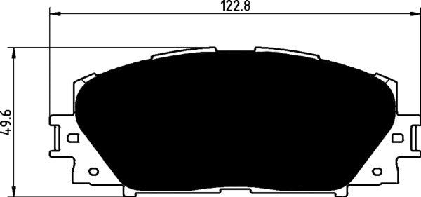 Porterfield Brake Pads for 2015 TOYOTA YARIS