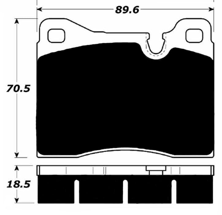 Porterfield Brake Pads for 1981 BMW 733I