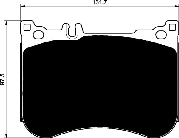 Porterfield Brake Pads for 2015 MERCEDES-BENZ SL550 w/ AMG Sport Pkg