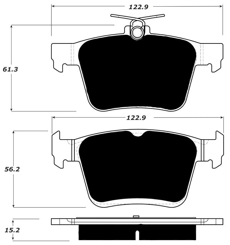 Porterfield Brake Pads for 2017 AUDI TT Quattro (Exc TTS) w/272mm RD