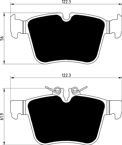 Porterfield Brake Pads for 2015 MERCEDES-BENZ C300