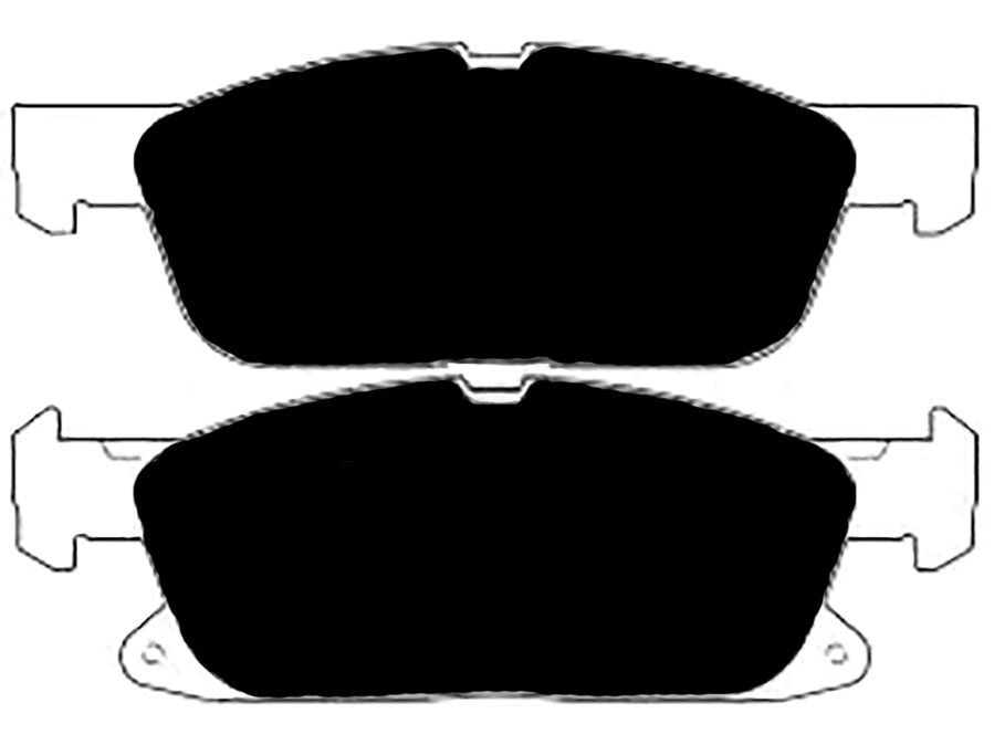 Porterfield Brake Pads for 2017 LINCOLN MK X
